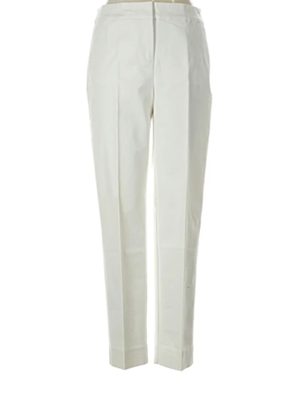 BODEN Slim Leg Bi-Stretch White Trousers | Size 8